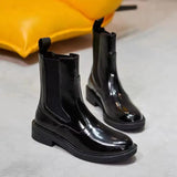 British Style Fashion Martin Boots Women - Black / 34 -