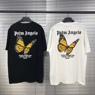 LOVEMI - Butterfly print short sleeve T-shirt
