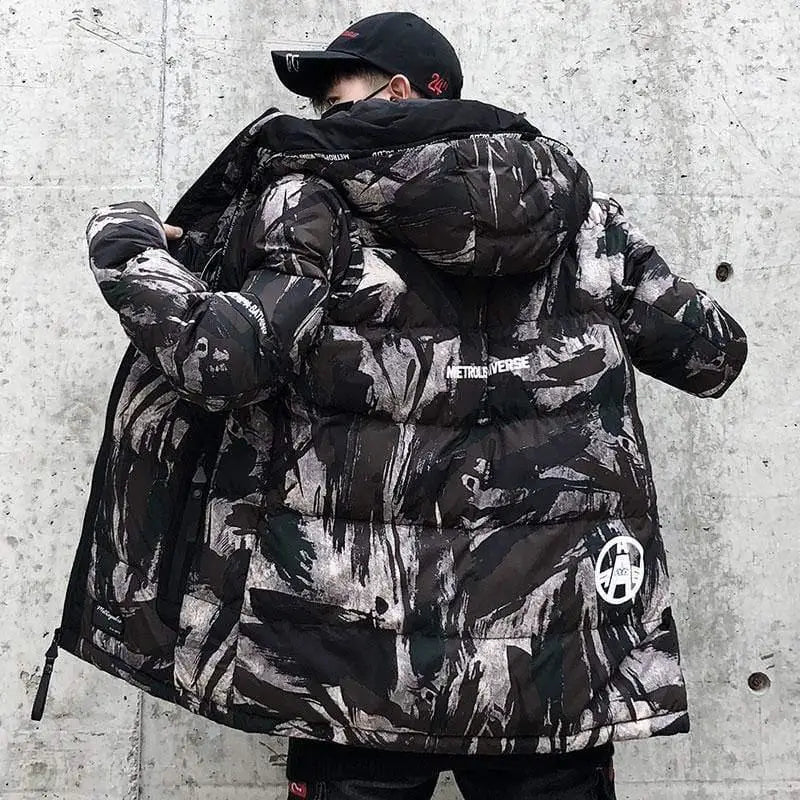 LOVEMI - Camouflage cotton jacket