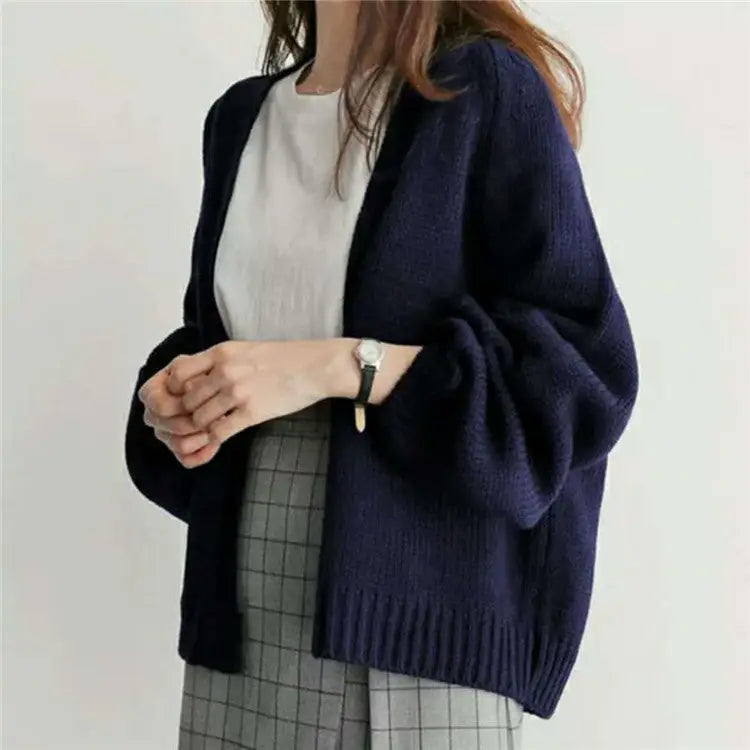 Lovemi - Cardigan sweater - Navy / One size - Hoodies
