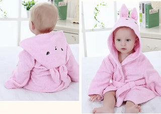 LOVEMI - Cartoon Cute Animal Modeling Baby Bath Towels Baby Bathrobes
