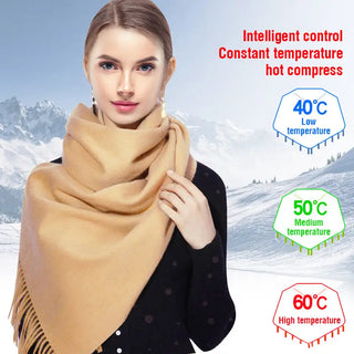 Cashmere Like Intelligent Timing Heating Scarf - 1