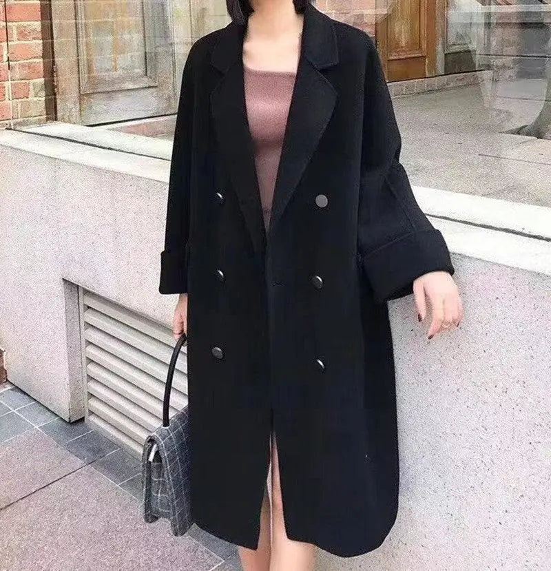 LOVEMI - Cashmere woolen coat