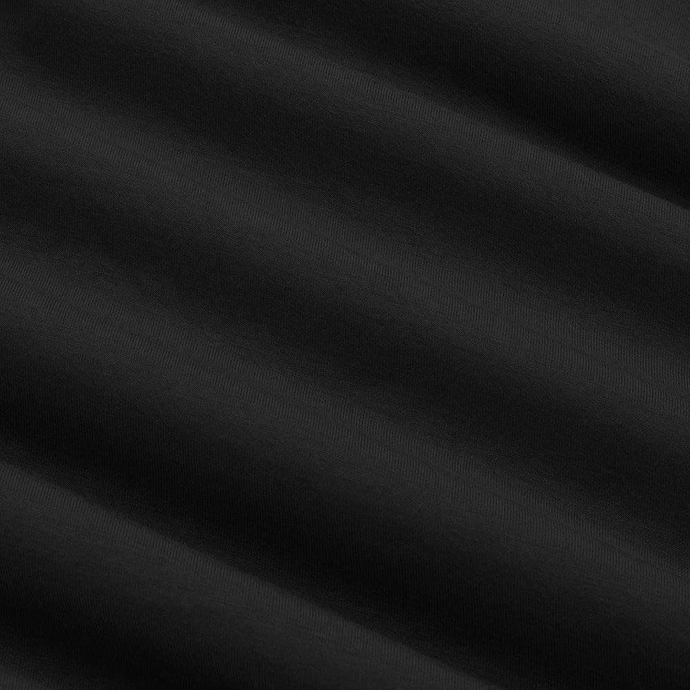 Casual Dresses V-neck Maxi Long Flare-black-7