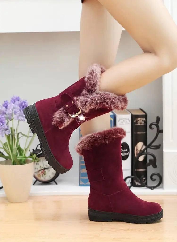Casual Warm Winter Snow Boots Women-4