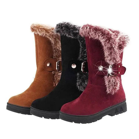 Casual Warm Winter Snow Boots Women-5