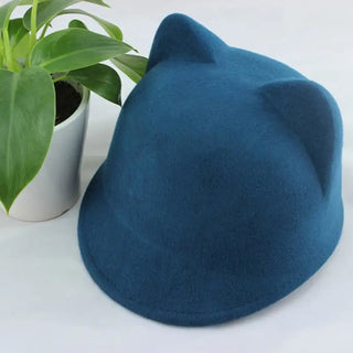 LOVEMI - Cat ears Jazz hat top hat