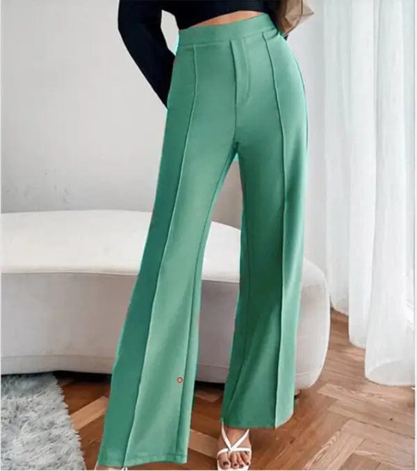 LOVEMI  ccargo Green / S Lovemi -  Loose Straight Pants Women High Waist Casual Trousers