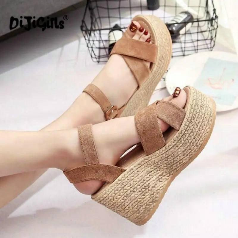 Chic Espadrille Wedge Sandals for Summer Style-1