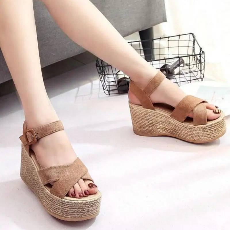 Chic Espadrille Wedge Sandals for Summer Style-3