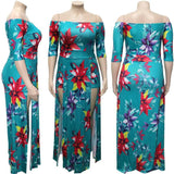 Chic Plus-Size Floral Maxi Dress for Spring-6