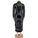 Chic Plus Size Leather Dresses: Find Your Fit XL-5XL-3