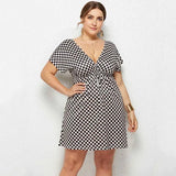 2022 Summer Oversized Dress Women Plus Size Floral Print Dress Ladies Large Size Short Party Dress For Women 3XL 4XL-02-8