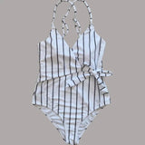 Chic Ruffle One-Piece Swimsuit: Summer Beachwear Essentials-5