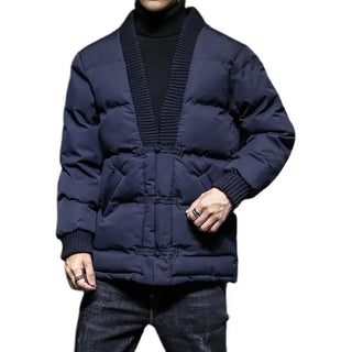 LOVEMI - Chinese Style Men Retro Color Cotton Jacket