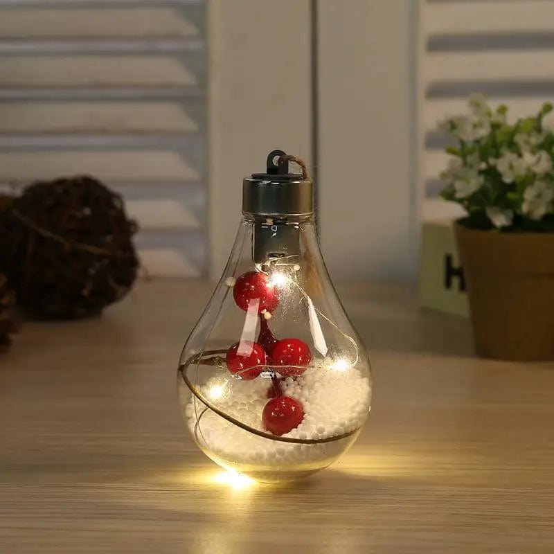LOVEMI Christmas 01 style Lovemi -  Transparent Christmas Tree Decoration Pendant Plastic Bulb