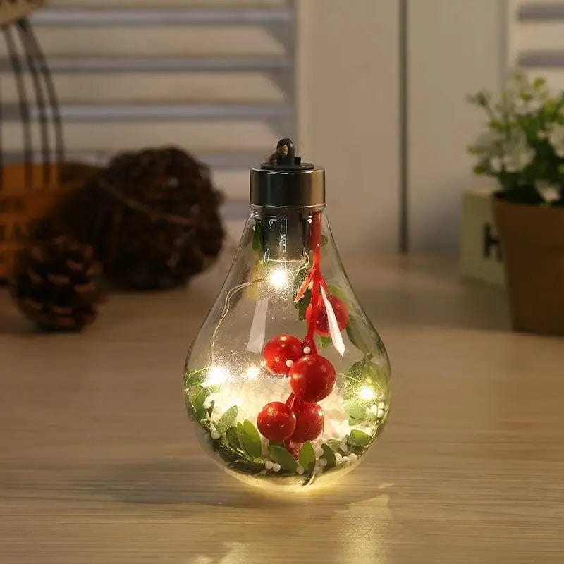 LOVEMI Christmas 04 style Lovemi -  Transparent Christmas Tree Decoration Pendant Plastic Bulb