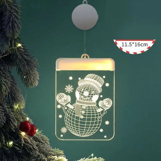 LOVEMI - Christmas Bells And Snowflakes Hanging Keli Curtain Lights