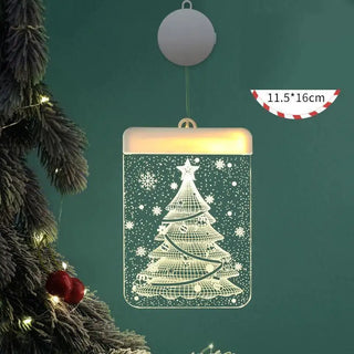LOVEMI - Christmas Bells And Snowflakes Hanging Keli Curtain Lights