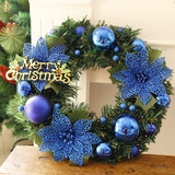 LOVEMI  Christmas Blue Lovemi -  Christmas Decorations Christmas Wreath Home Decor For Home Garden Decorations Mall Door Decoration
