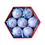 LOVEMI  Christmas Blue snowflakes Lovemi -  Christmas Decoration Memory Ball Pendant 14 Pcs