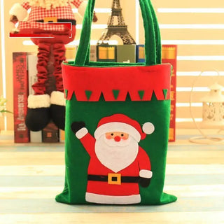 LOVEMI - Christmas Decoration Candy Bag Christmas Cloth Patch Tote