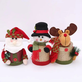 LOVEMI - Christmas Decoration Linen Gift Box