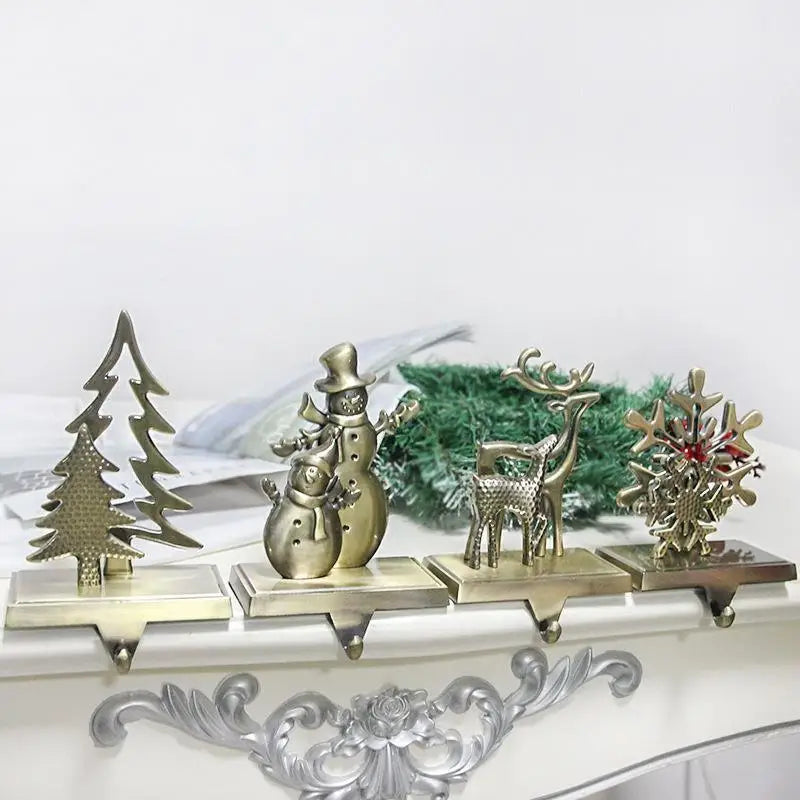 LOVEMI - Christmas Decoration Metal Snowflake Snowman Christmas Tree
