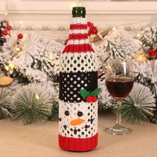 LOVEMI - Christmas Decoration Snowman Wine Bottle Holder