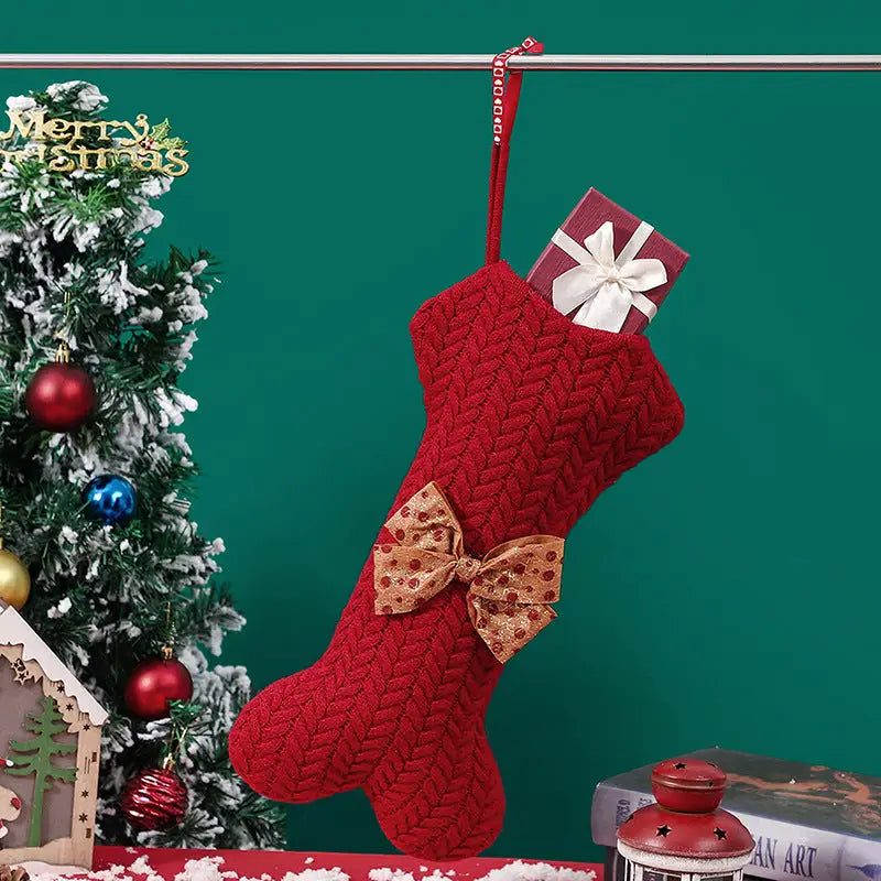 Lovemi - Christmas Decorations Knitting Wool Hanging Gift