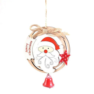 LOVEMI - Christmas Decorations Non-woven Rattan Ring Pendant