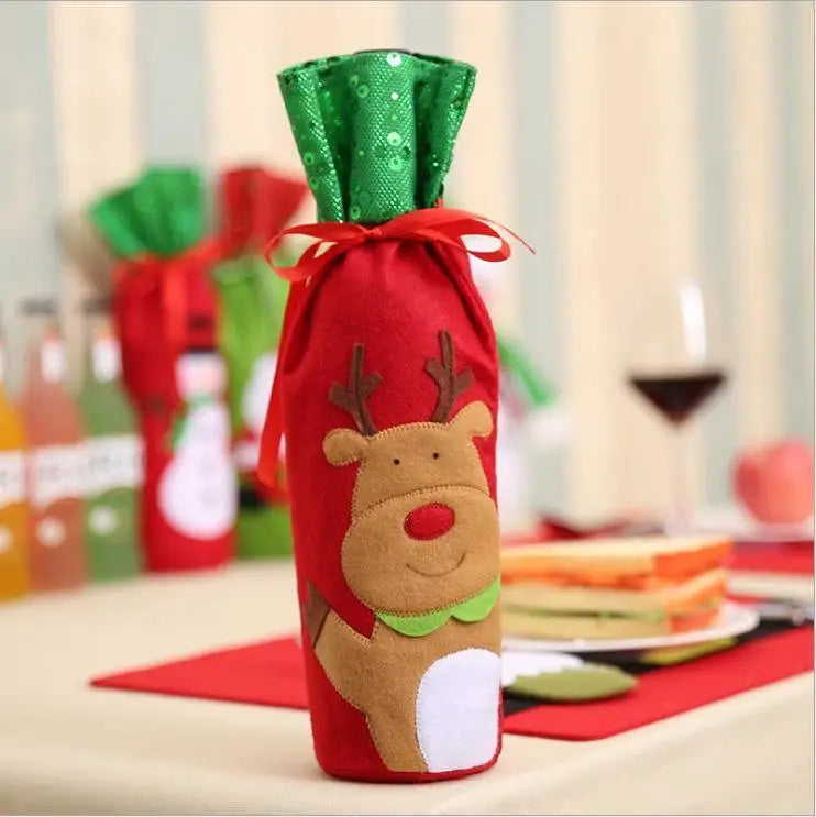 LOVEMI - Christmas Decorations Christmas Wine Bottle Socks