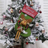 LOVEMI  Christmas Elk Lovemi -  Christmas Decorations Christmas Big Sock Christmas Tree Pendant