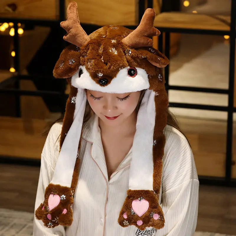 Lovemi - Christmas Gift Hat Elk Headgear - New Snowflake Elk