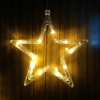 LOVEMI - Christmas Lights LED Fawn Bells Pine Tree Stars Moon Shaped