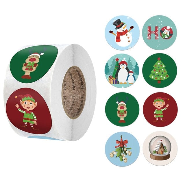 LOVEMI  Christmas Lovemi -  Christmas Day Decoration Gift Series Sticker Label