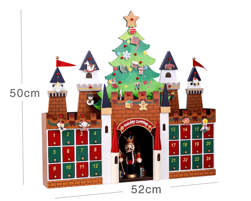 LOVEMI  Christmas Lovemi -  Christmas decoration wooden calendar
