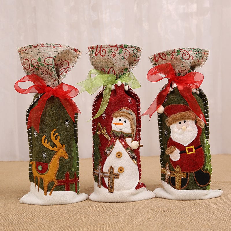 LOVEMI  Christmas Lovemi -  Christmas wine bottle set