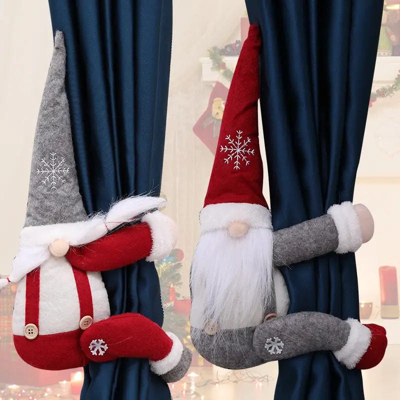 LOVEMI  Christmas Lovemi -  Forest Old Man Side Hugging Curtain Buckle
