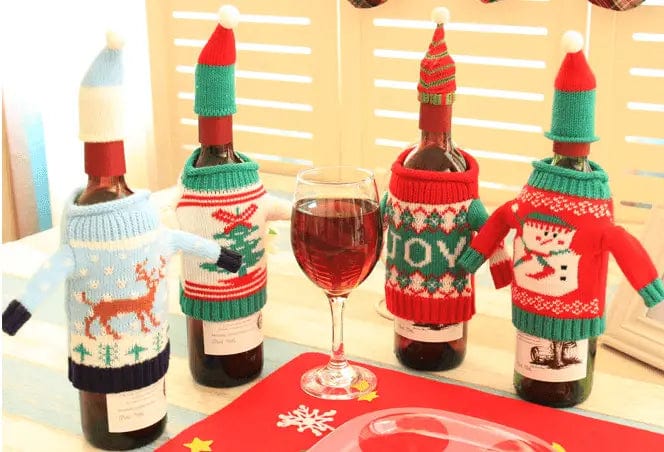 LOVEMI Christmas Lovemi -  Knitted Christmas Bottle Set