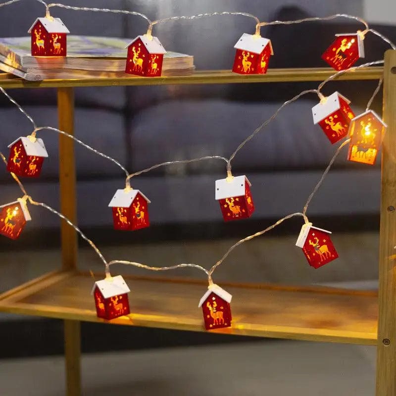 LOVEMI  Christmas Lovemi -  New House Shape LED String Lights Christmas Decoration