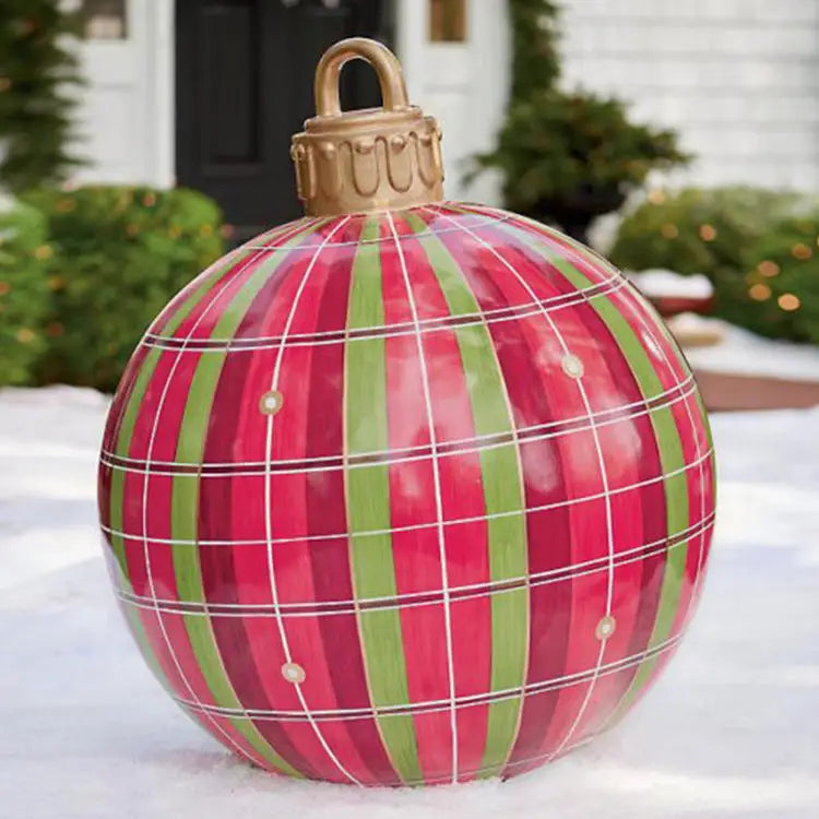 Lovemi - Christmas Ornament Ball Outdoor Pvc 60CM Inflatable