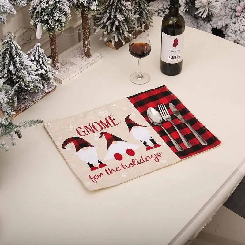LOVEMI - Christmas Placemat Family Table Atmosphere Decoration