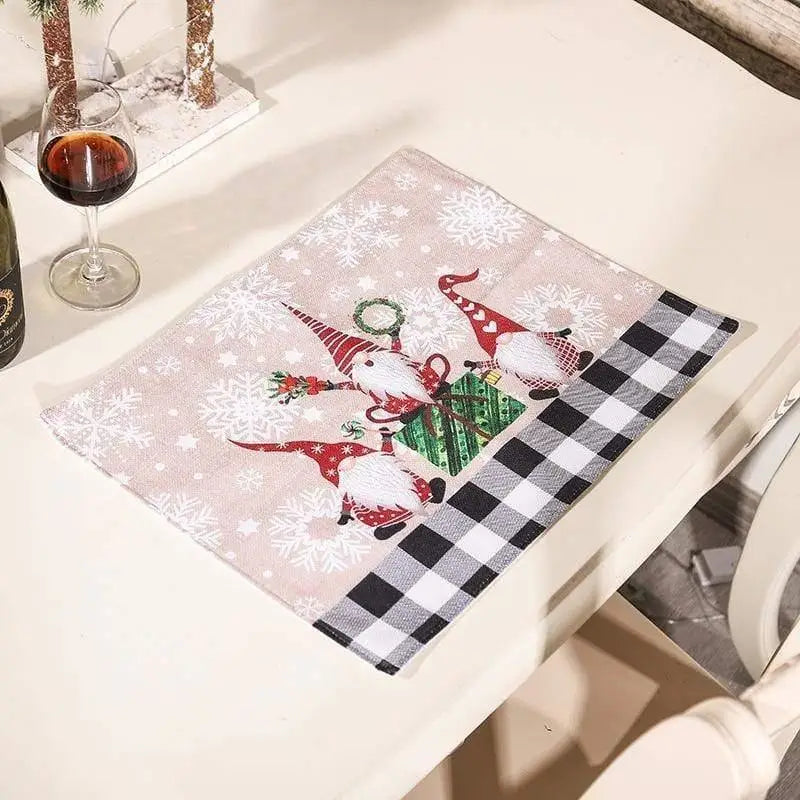 LOVEMI - Christmas Placemat Family Table Atmosphere Decoration