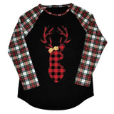 LOVEMI - Christmas Print Long Sleeve Pullover Loose Top