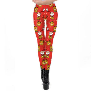 LOVEMI - Christmas Printed leggings