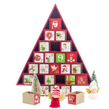 LOVEMI  Christmas Red Lovemi -  Christmas decoration wooden calendar