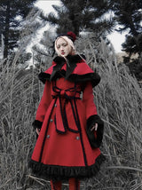 LOVEMI - Christmas Sacrificial Gothic Style Dark Women's Cloak