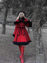 LOVEMI - Christmas Sacrificial Gothic Style Dark Women's Cloak