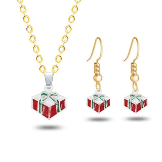 LOVEMI - Christmas Series Set Necklace Earrings